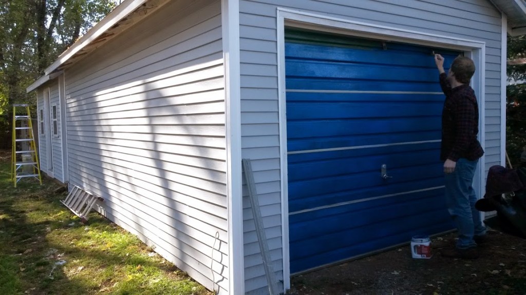 Garage Door Painted